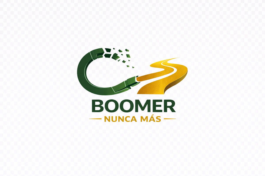 Nuevo logo de Boomer Nunca Mas
